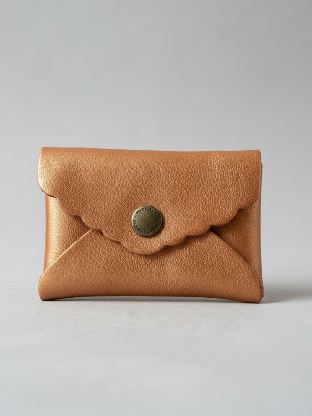 New Portland Leather Hava Daisy Wallet  Scallop Envelope Wallet Unicorn 🦄